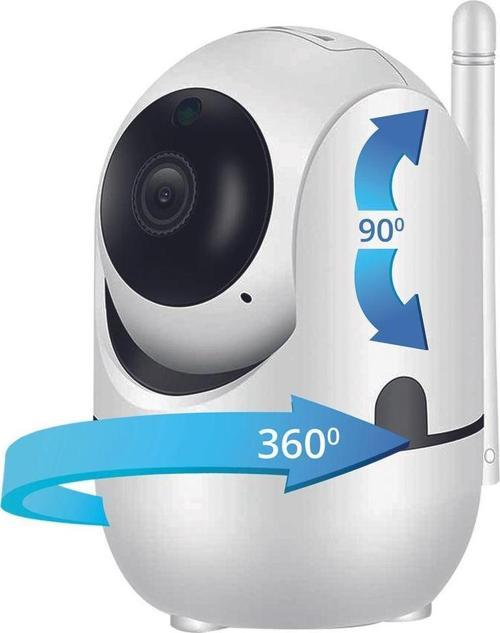 9625 IP Kamera Kablosuz 720P Beyaz 360 Derece Baby Kamera