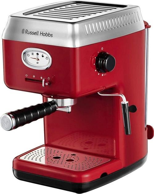 28250-56 Retro Red Espresso Makinesi