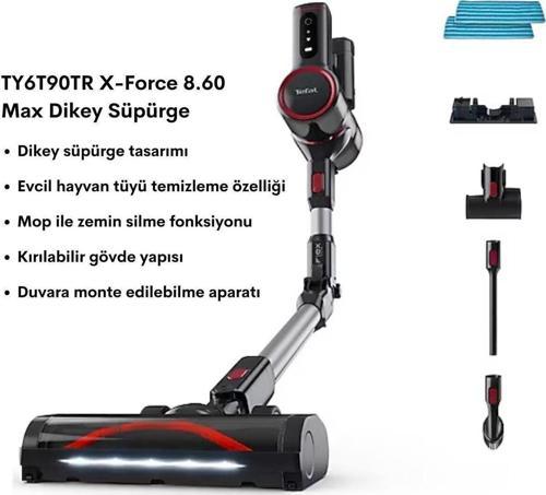 X-Force Flex 8.60 Max Dikey Süpürge - Evcil Hayvan, Mop ve Kırılma Özellikli