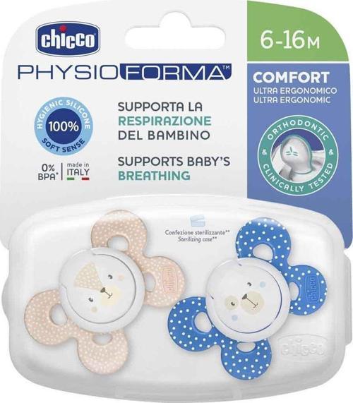 Physioforma Comfort Emzik Erkek 6-16 Ay 2'li