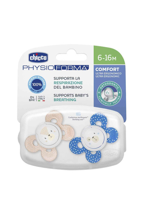 Physioforma Comfort Emzik Erkek 6-16 Ay 2'li