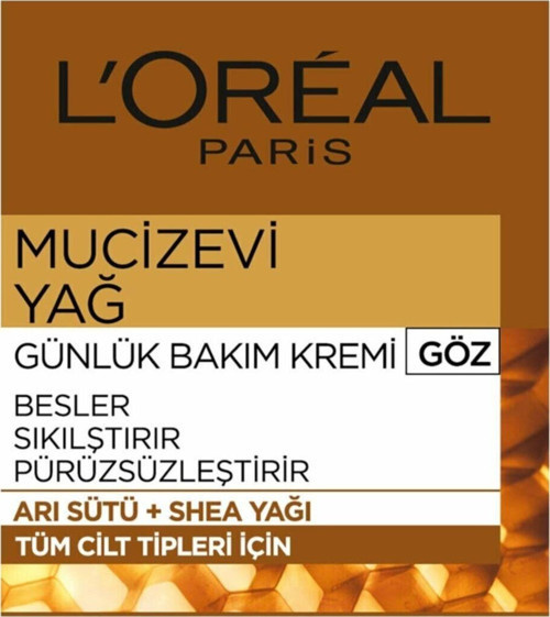 L'oreal Paris Göz Için Mucizevi Yağ Günlük Bakım 3600523730810