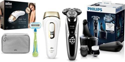 S9711/31 Islak Kuru Tıraş Makinesi ve Braun Silk Expert Pro5 Pl5014 Ipl Lazer Epilasyon Set