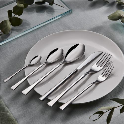 Elegance Rayer Platin 12 Kişilik 72 Parça Çatal Kaşık Bıçak Takımı