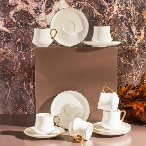 Helios 6 Kişilik Kahve Fincan Takımı 85 ml