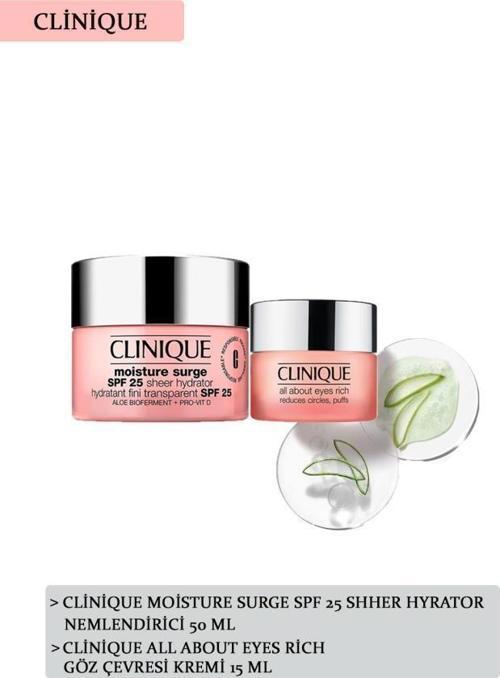 Moisture Surge 50 ml + All About Eyes Rich 15 ml