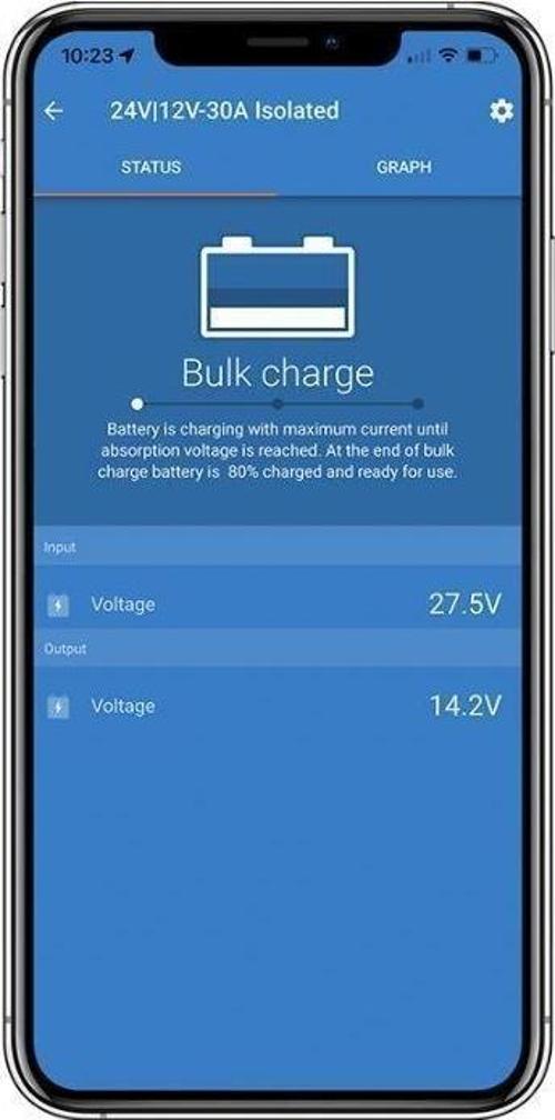 DC-DC 24/12V 30A İzoleli  Şarj Cihazı Charger Bluetooth Özellikli, ORI241236120