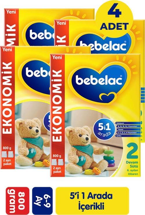 2 Devam Sütü 6 Ay+ 800 gr 4 Adet