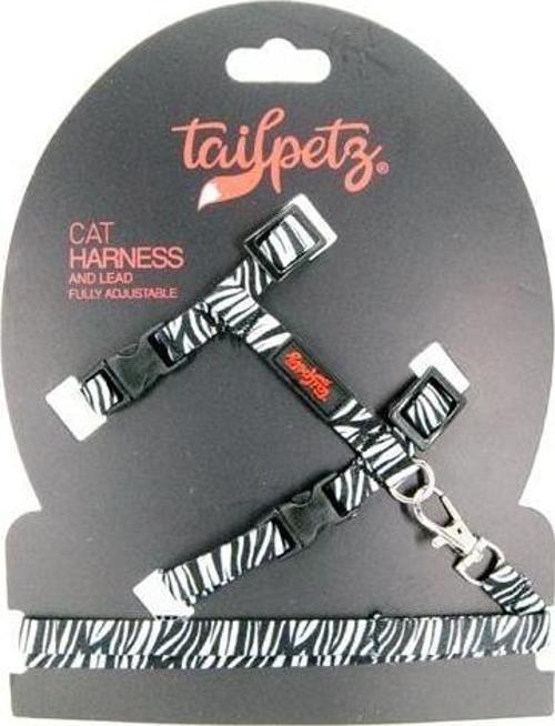 CAT HARNESS ZEBRA