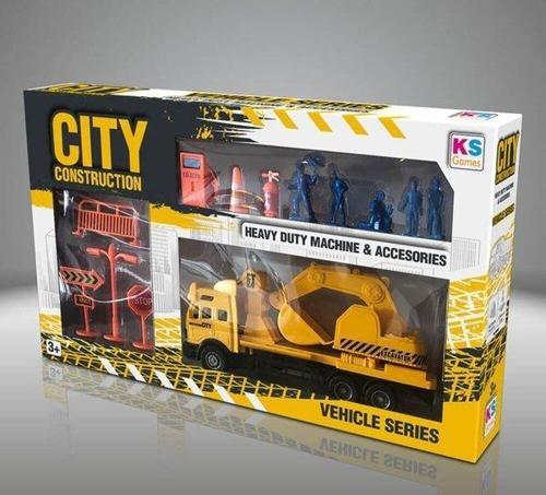 City Construction Excavator Araç Seti 251158