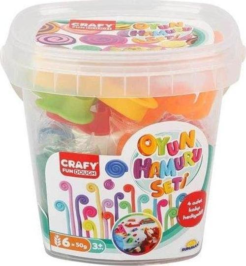 Crafy Küçük Kovalı Oyun Hamuru Seti 300 gr.