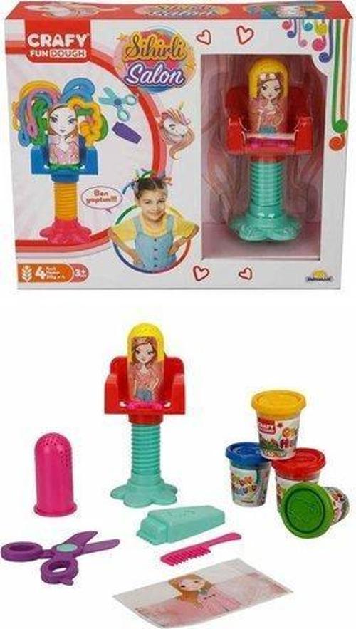 Crafy Sihirli Salon 15 Parça Oyun Hamur Seti
