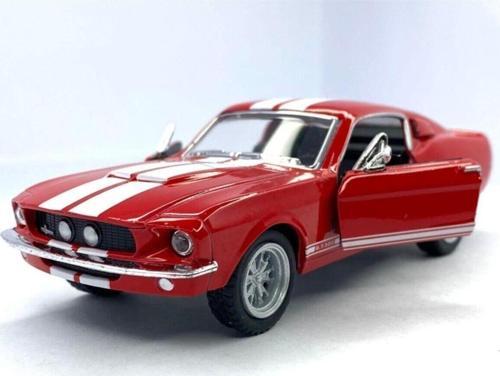 1967 Ford Shelby Gt - 500 - Çek Bırak 5İnch. Lisanslı Model Araba, Oyuncak Araba 1:38