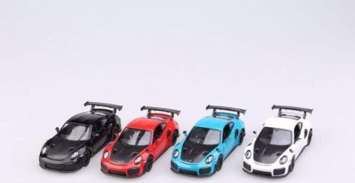4'Lü Porsche 911 Gt2 Rs Diecast Model Araba