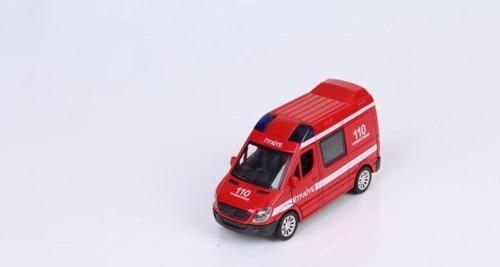 Sesli Işıklı Metal Çekbırak Itfaiye 1:32