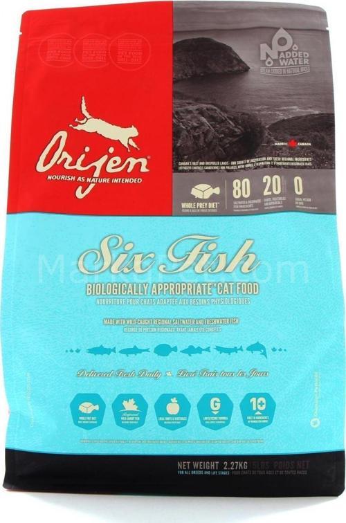 Oijen Six Fish Cat 6 Balıklı Tahılsız Kuru Kedi Maması 5.4 kg