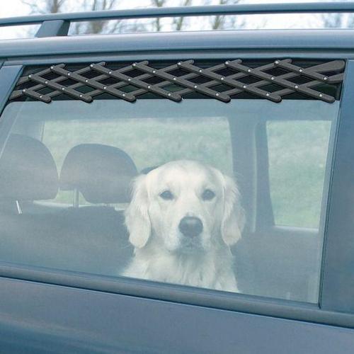 Köpek araba camı parmaklığı, 24-70cm,Siyah