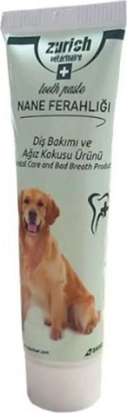 Zurıch Dog Ağız Ve Diş Bakım Paste 100 Gr Nane Ferahlığı