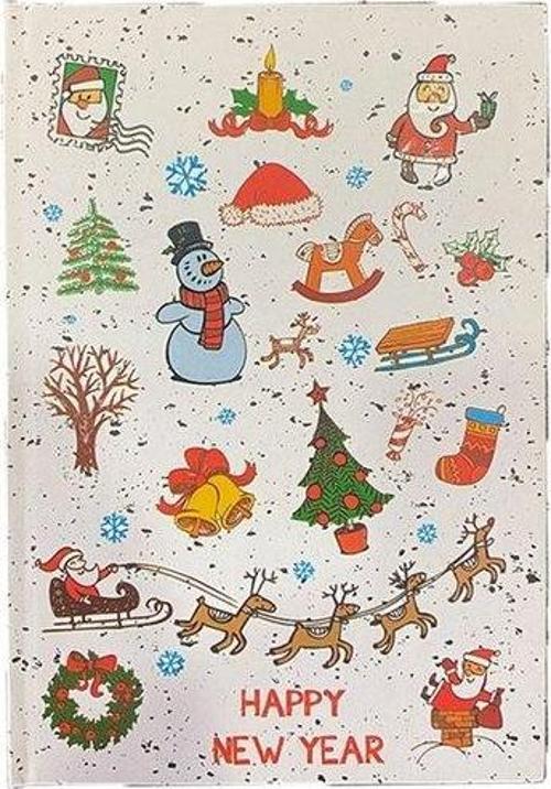 135x195 Mini Karakterler Yılbaşı Defter Nio-0024