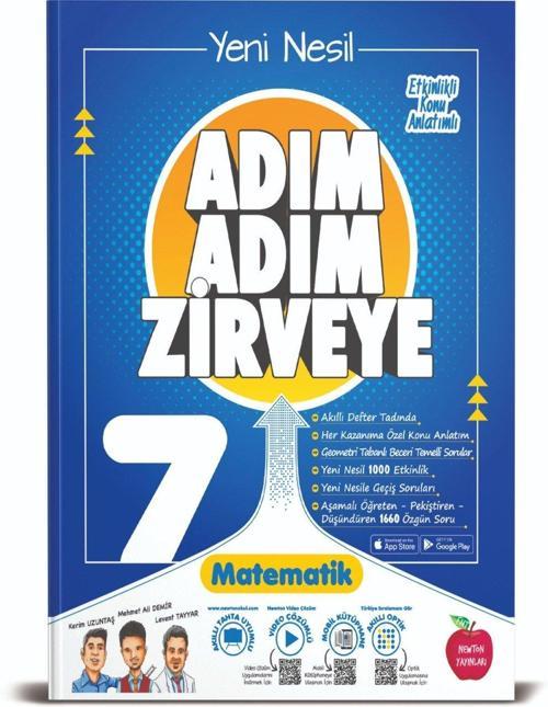 Newton Yayınları 7 Sınıf Matematik Adım Adım Zirveye Soru Bankası