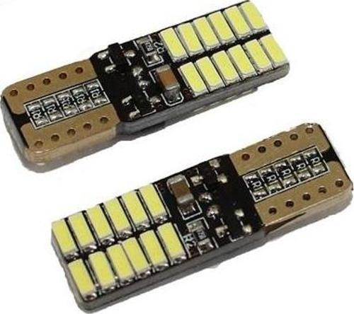 Led Ampul T10 24SMD Canbuslu mavi 2'li Set 12V / LAAM627-4