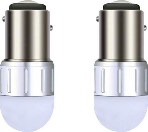 Dekoratif Canbus'lı Led Ampul Beyaz Çift Duy Düz Tırnak / LAAM162-3