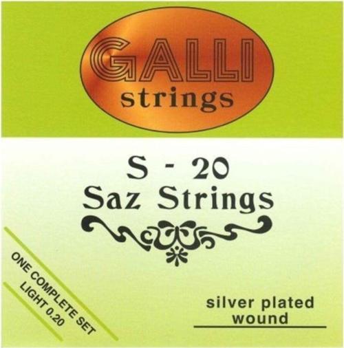 Bağlama Teli 0,20 Uzun Sap Saz İçin S-20 En Yeni 440583
