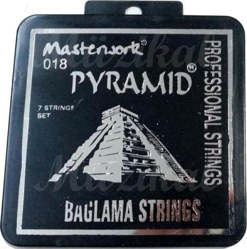 Profesyonel Pyramid Saz Teli 0.18 Kısa Sap Bağlama Teli