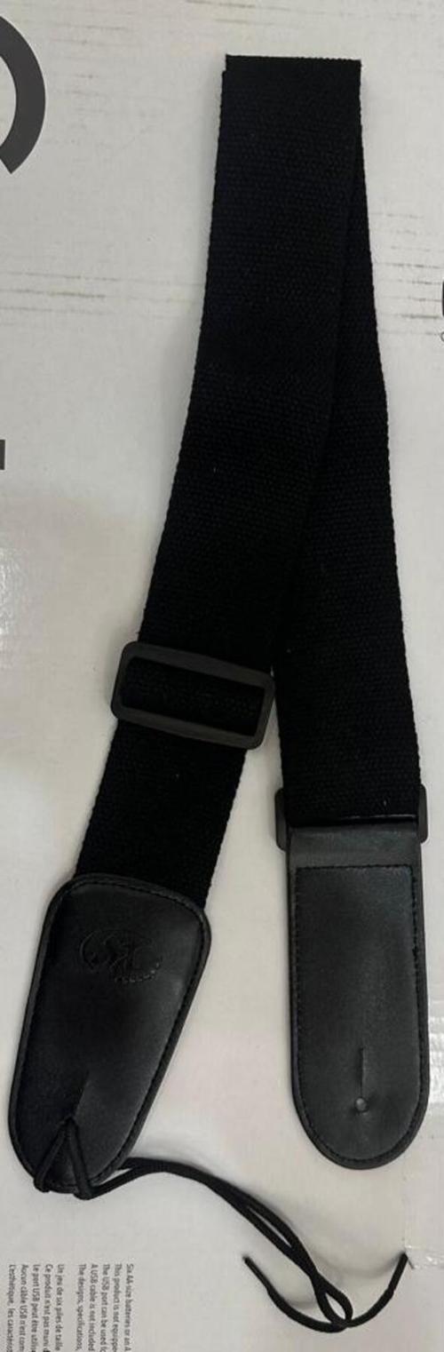 Sx Gitar Askısı Siyah Dayanıklı Deri Uçlu