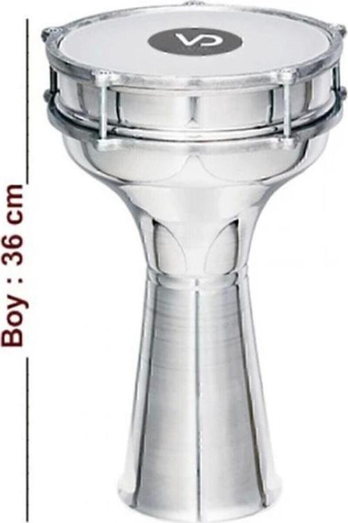 Alüminyum Klasik Düz Darbuka 4 Numara (Kutu Ile Gönderim Yapılır)