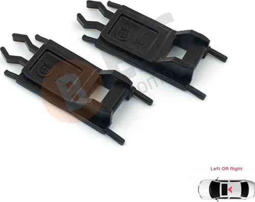 BMW E36 E39 X5 E53 E46 için 2 Adet Sunroof Kızak Ray Tamir Klipsi 54137134516