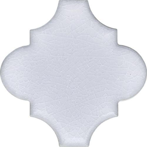 12X12 Ottoman Düz Arabesk Beyaz Çini