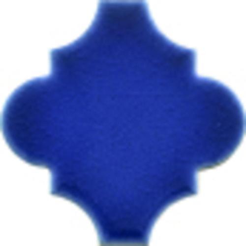 12X12 Ottoman Düz Arabesk Kobalt Çini