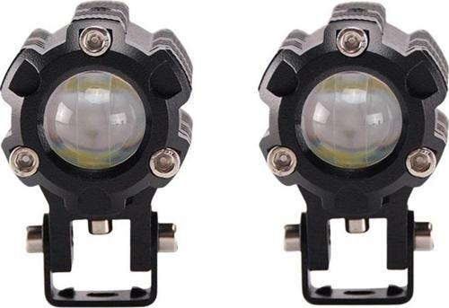 Offroad sis lambası beyaz-sarı (6.5 cm x 4.5cm 6.5cm  )  10w 12-80v set / LASS347