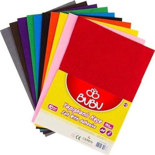 Keçe Yapışkanlı 20x30 10'lu BUBU-KE0002