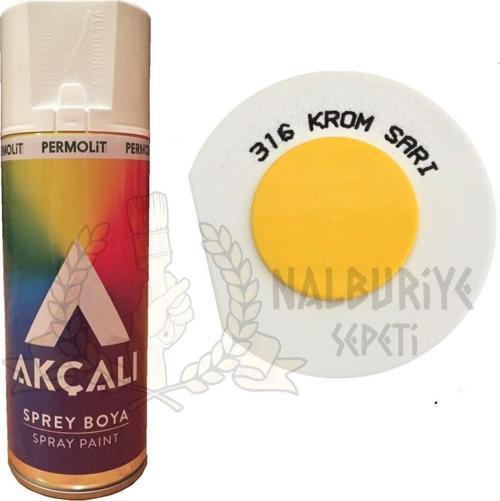 Akrilik Sprey Boya KROM SARI 400 ml - 316