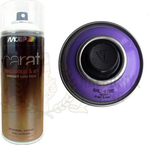 Carat Akrilik Sprey Boya MOR PARLAK 400 ml - RAL4005