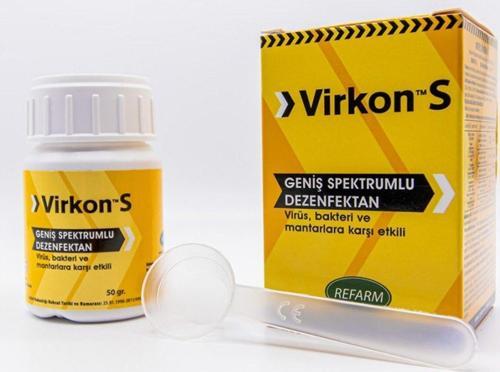 Virkon S Geniş Spektrumlu Dezenfektan 50 gr