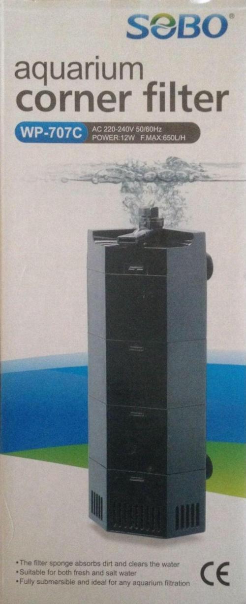 Wp-707 C Akvaryum Köşe Filtre