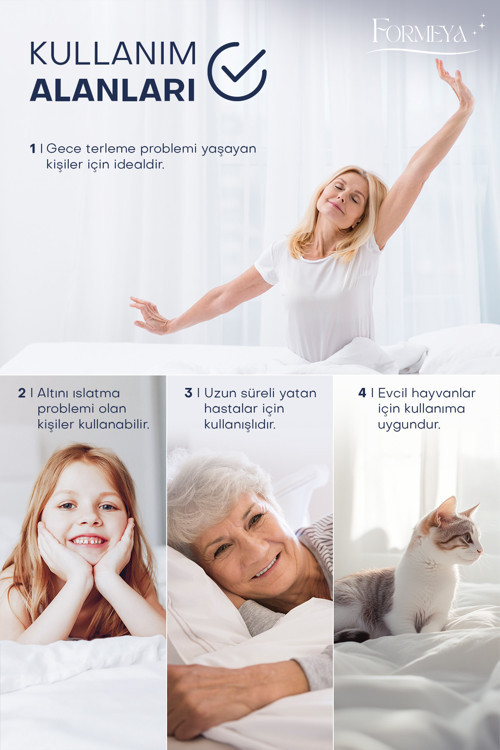 Gri Sıvı Geçirmez Kapitone %100 Pamuk Alez Ve Nevresim Set