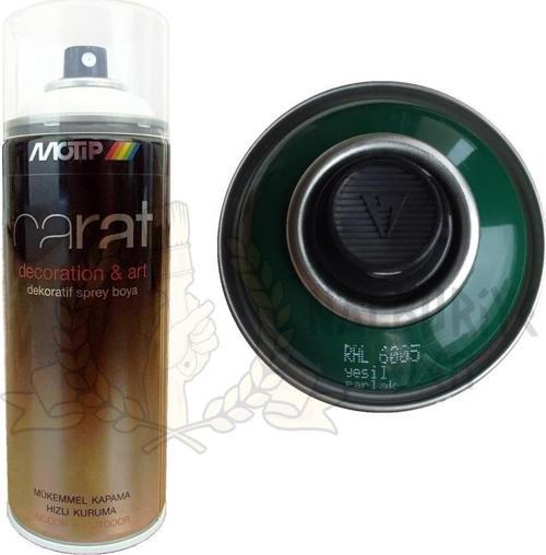 Carat Akrilik Sprey Boya YEŞİL PARLAK 400 ml - RAL6005