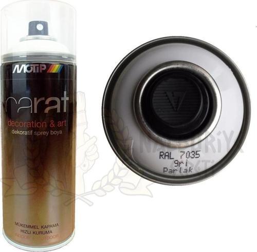 Carat Akrilik Sprey Boya GRİ PARLAK 400 ml - RAL7035