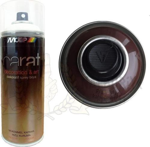 Carat Akrilik Sprey Boya KAHVERENGİ PARLAK 400 ml - RAL8017