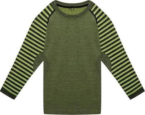 Ultimate Merıno Çocuk Seamless Termal Sweatshirt YESIL