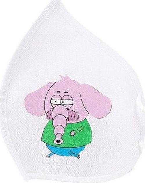 Fil Necati Antivürüs Gümüşlü Maske 5-7 Yaş