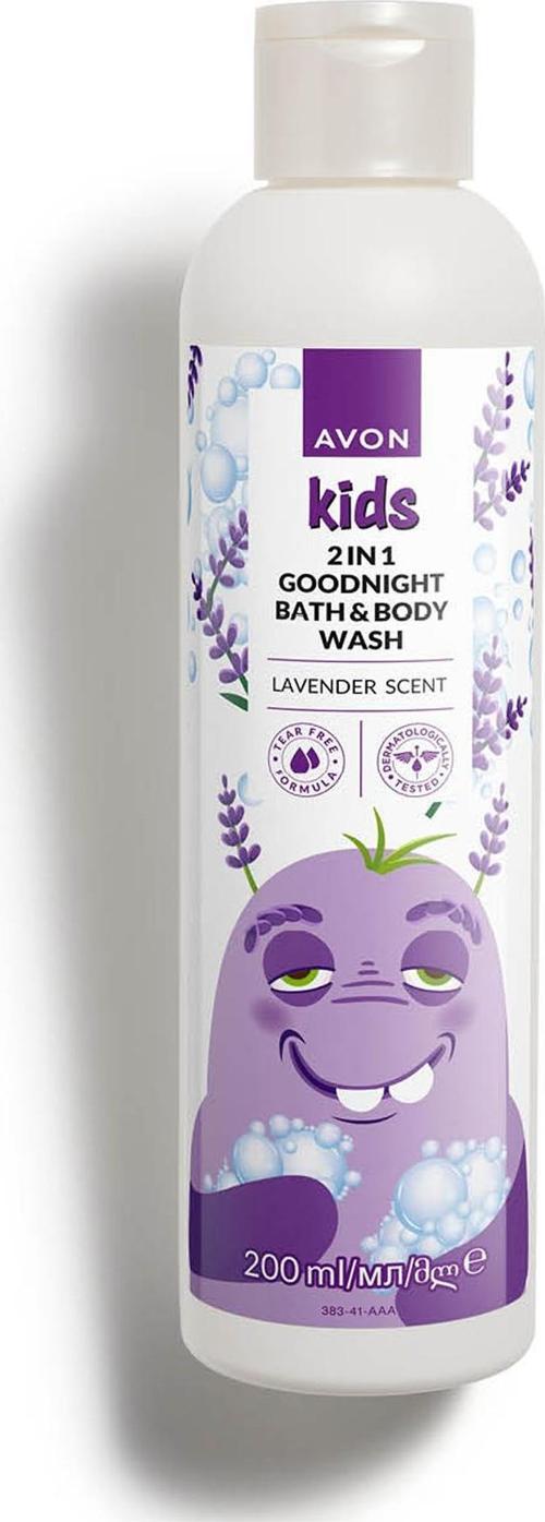 Kids 2 si 1 Arada Çocuklar İçin Lavanta Kokulu Banyo ve Vücut Yıkama 200 Ml.