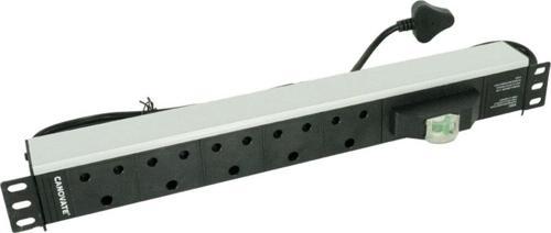 1,5U 19" 5xSouth Africa Tip 16a Devre Kesici South Africa Fiş PDU 1,5m