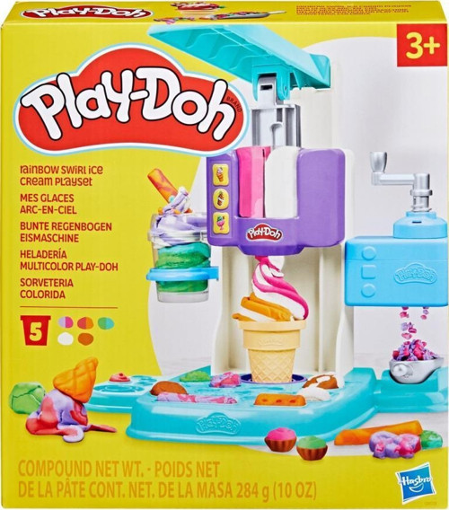 Play Doh Gökkuşağı Renkleri Dondurma G0028 Lisanslı Ürün