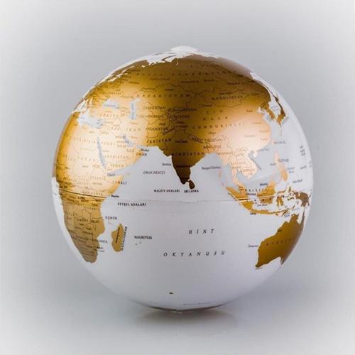Dönen Küre 15 Cm Gold