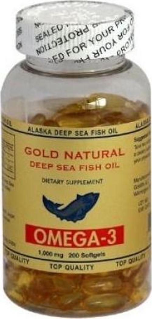 Gold Natural Omega 3 1000MG. 200 Softgel